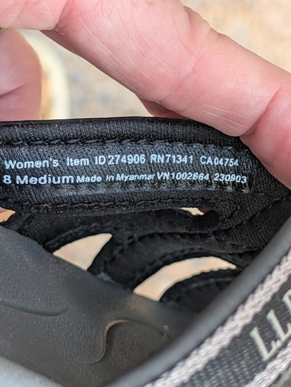 L.L. Bean Womens Boothbay Slides Size 8 - Picture 8 of 8